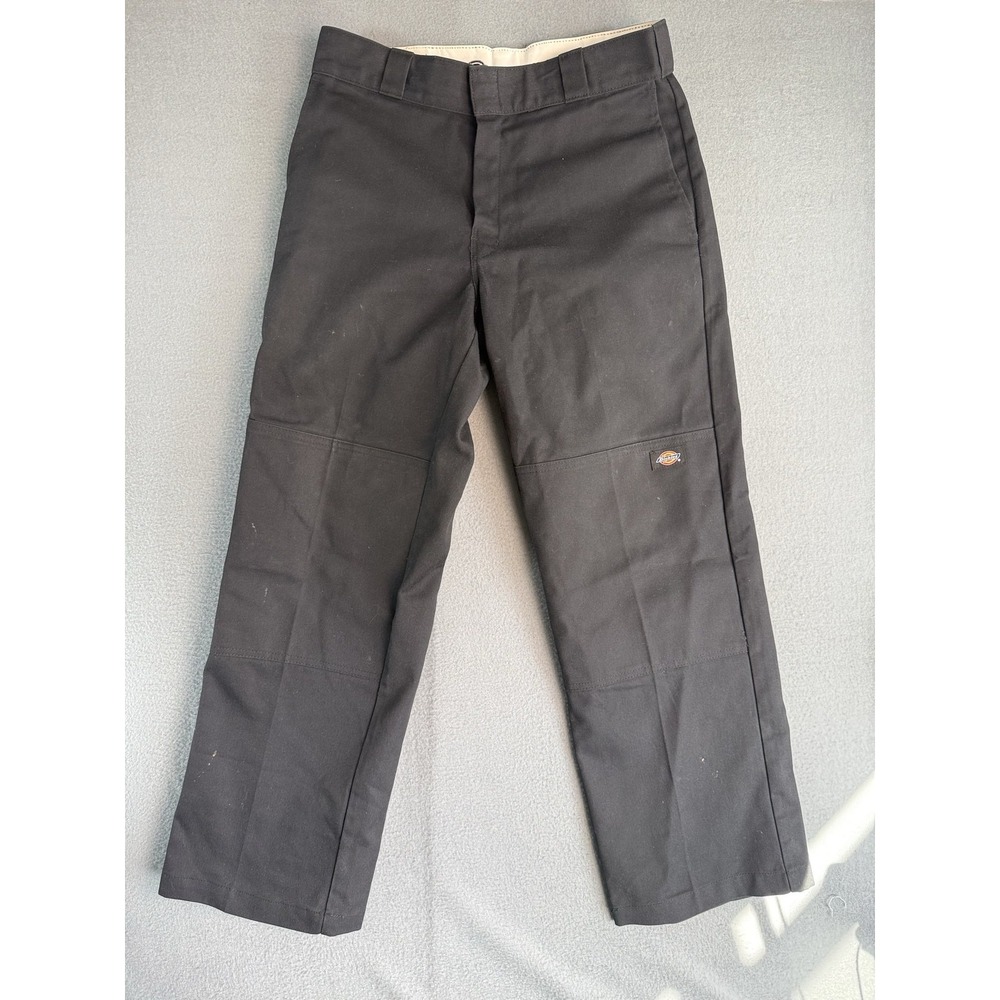 Dickies Mens 31x30 Black Relaxed Fit Canvas Chino Workwear Pants 85283BK